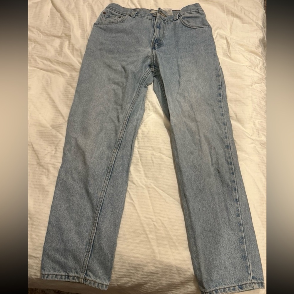 Vintage Levi’s 550 Straight-Leg Jeans light wash